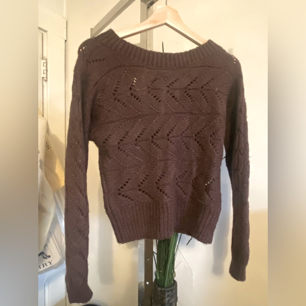 AF Womens Cable Knit Sweater Size XS